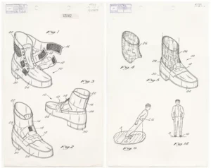Diseño técnico de los zapatos antigravedad de Michael Jackson